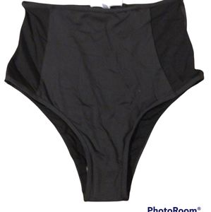 Nessi Byrd Mesh Side High Waisted Bikini Bottoms M